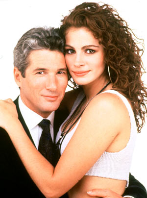 'Pretty Woman' ,with Julia Roberts and Richard Gere, is a movie that talks 